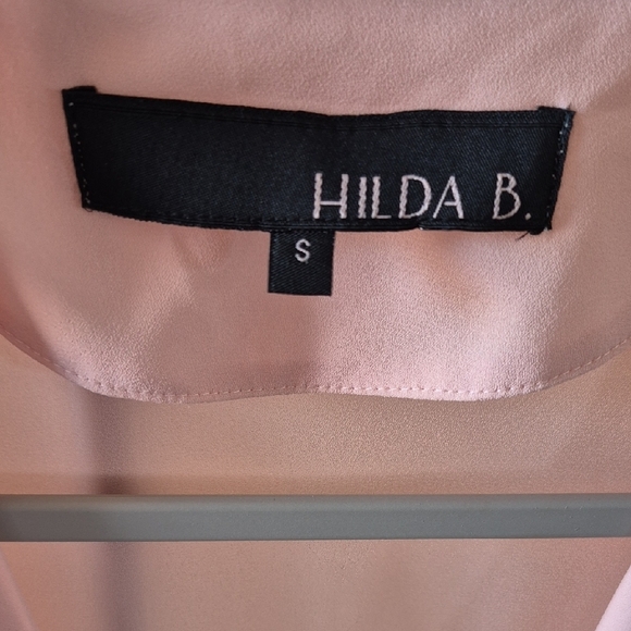 Dusty Rose Sheer Cardigan - Picture 2 of 6